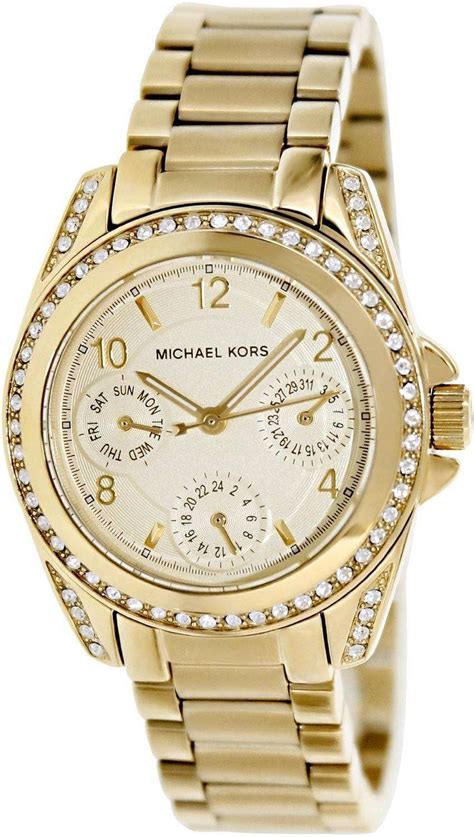 michael kors women's blair gold tone watch mk5639|Michael Kors Blair Champagne Dial Gold.